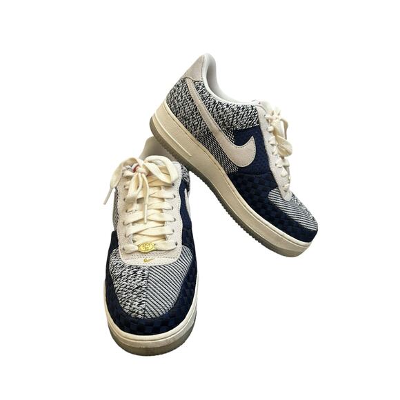 Nike Air Force 1 Low Sashiko Blue DD5401-492 Women’s 7.5 – See Pics Flawless - Picture 1 of 7